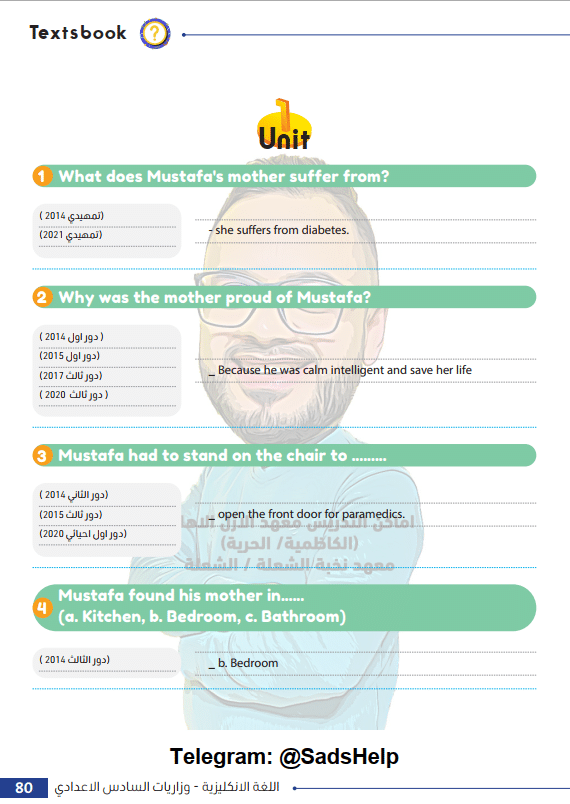 ملزمة قطع الانكليزي علي الجبوري السادس الاعدادي 2024 العلمي و الادبي PDF