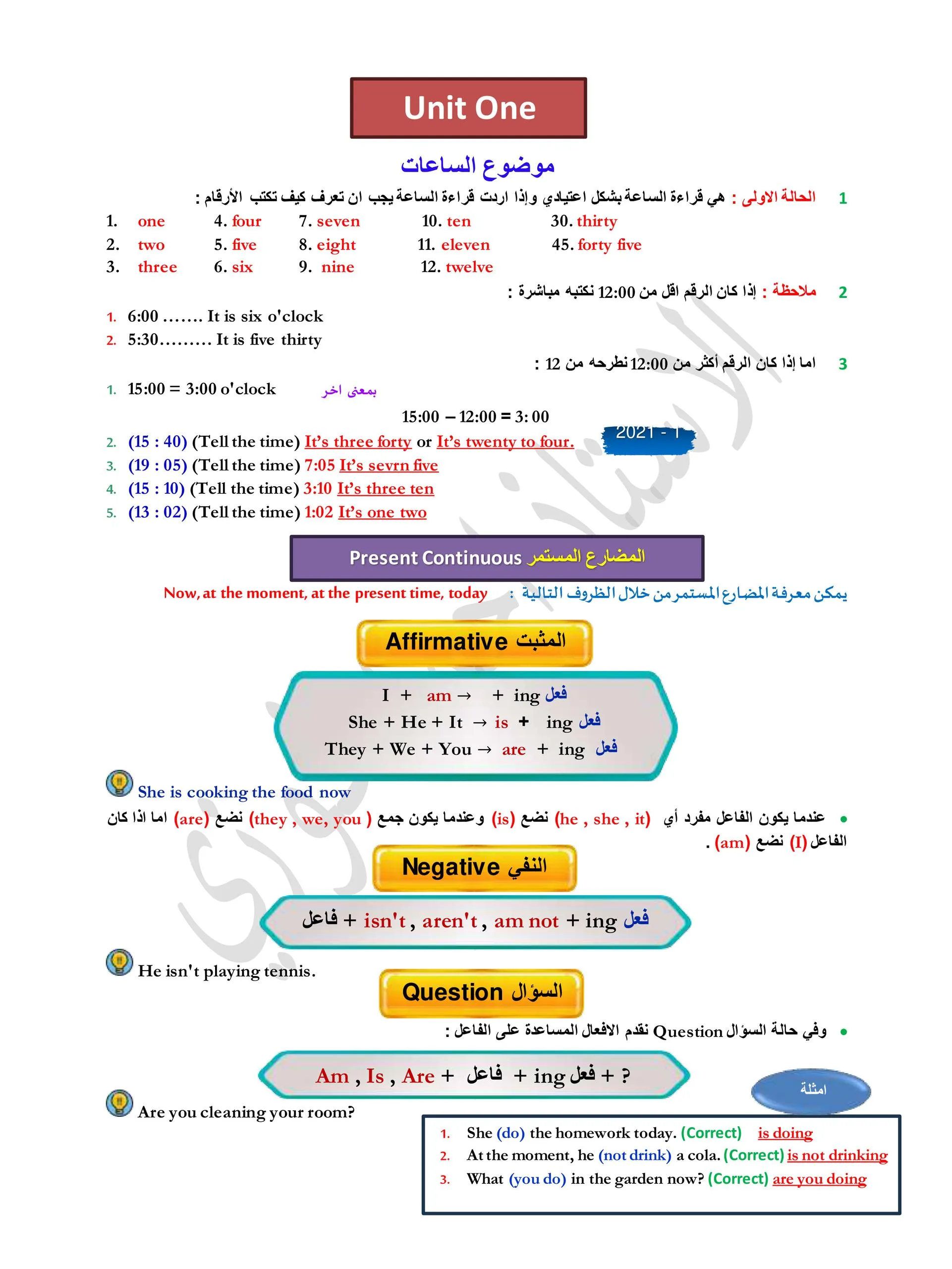 ملزمة مراجعة مركزة انكليزي احمد فوزي الثالث المتوسط 2026 PDF