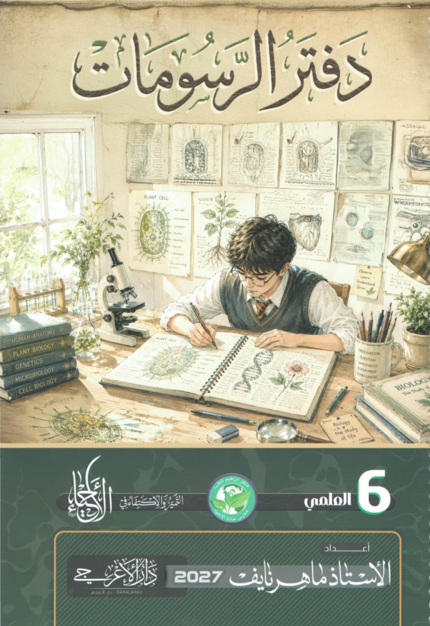 دفتر رسومات الاحياء ماهر نايف السادس العلمي 2027 PDF